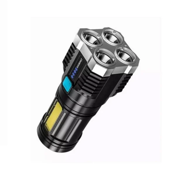 چراغ قوه شارژی 4 LED