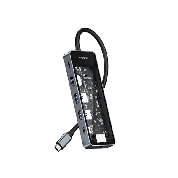 هاب 6 پورت USB-C رسی مدل RH17