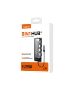 هاب 6 پورت USB-C رسی مدل RH17