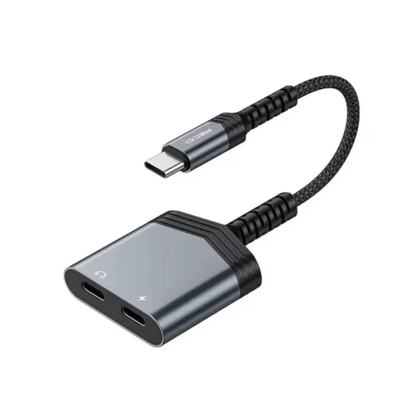 مبدل 1 به 2 Type-C رسی 60W مدل RDS-A20