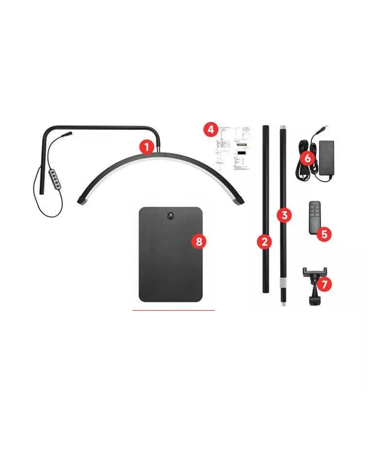 نور ثابت ال ای دی مون لایت مدل HD-M6X