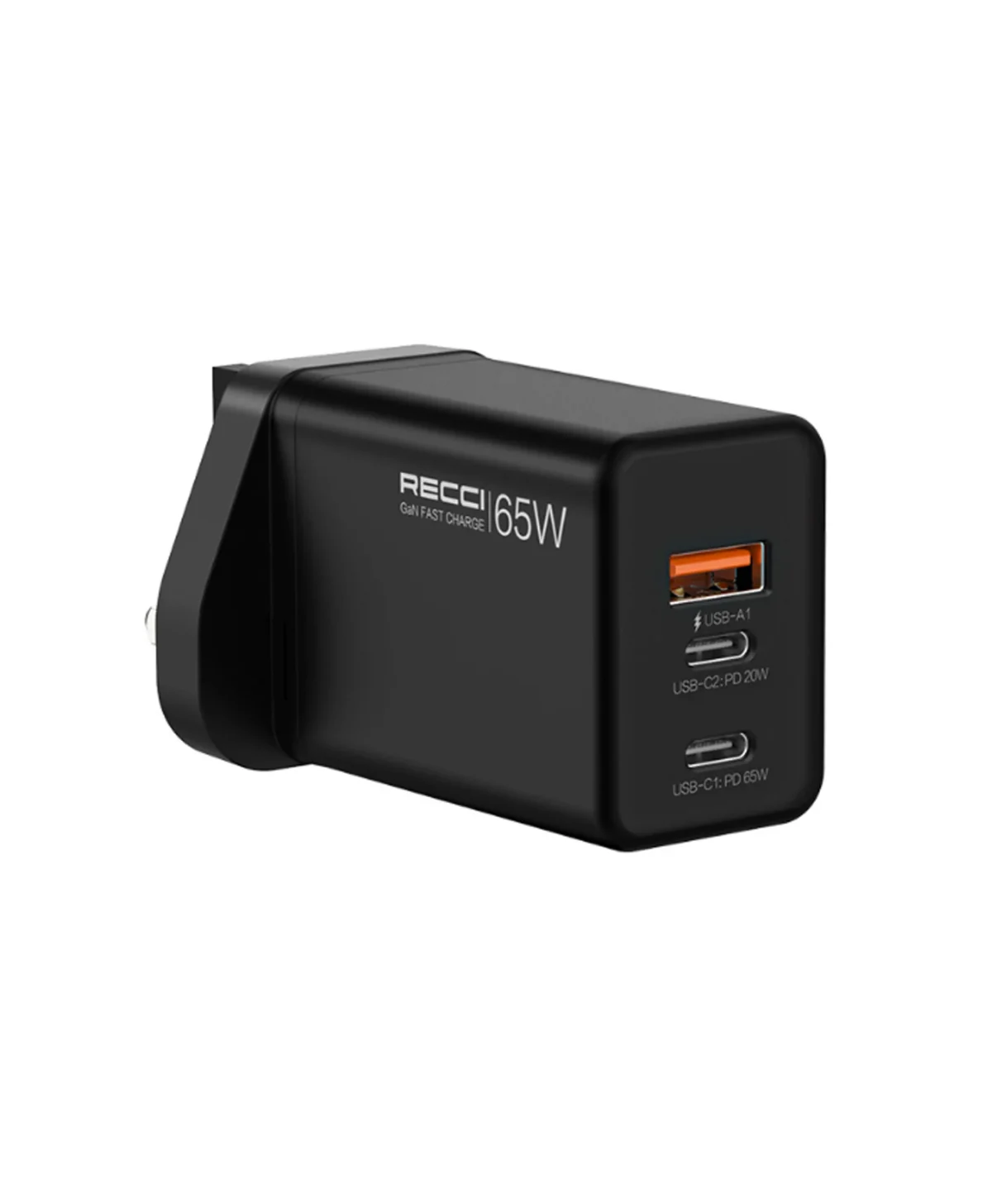 شارژر دیواری USB و Type-C رسی 3 پورت مدل RC56U 65W