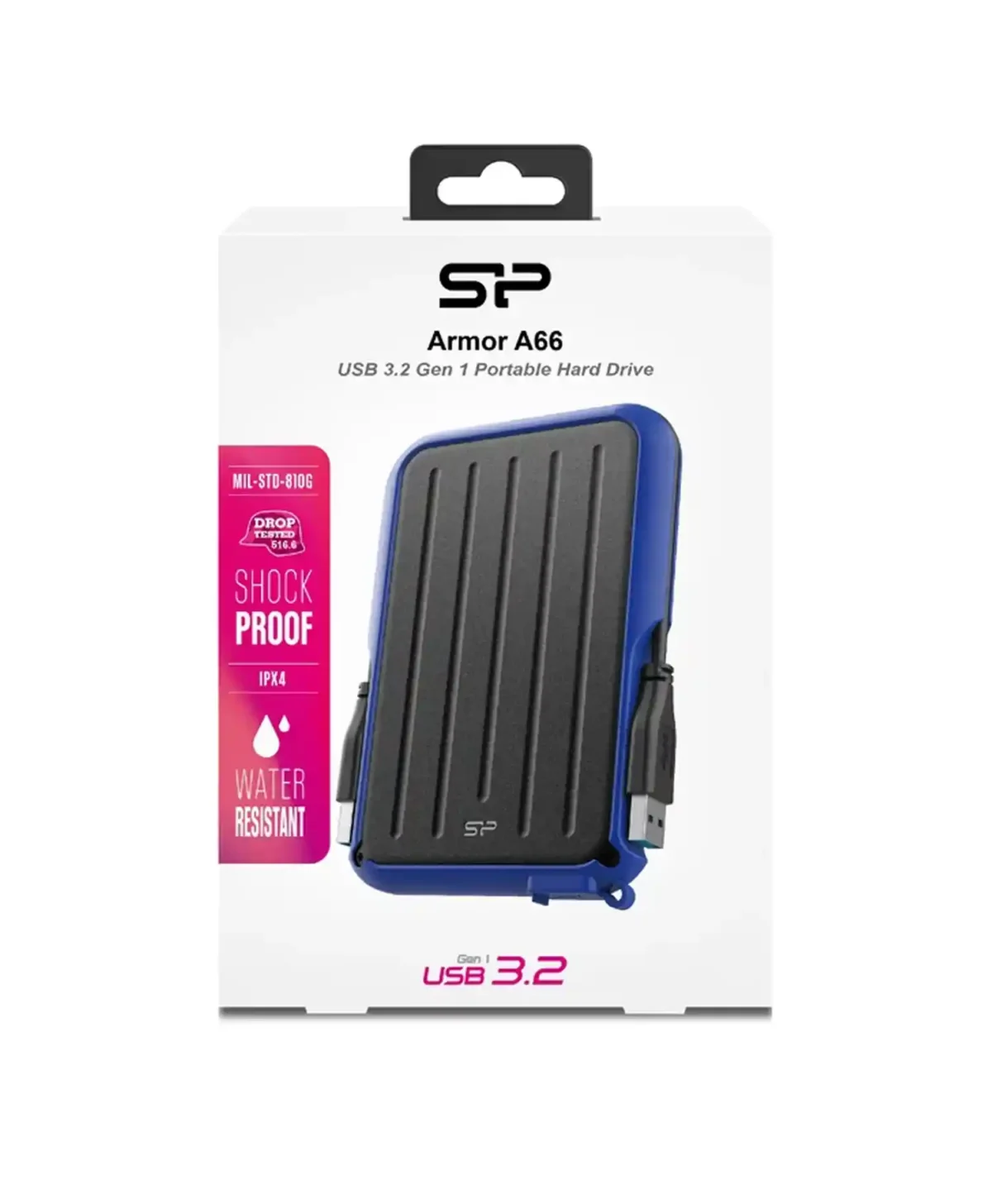 هارد اکسترنال سیلیکون پاور مدل Armor A66 ظرفیت 1 ترابایت
