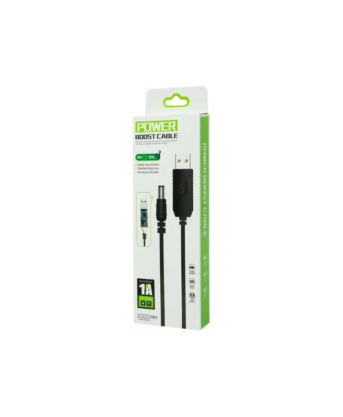 کابل تبدیل تقویت کننده USB به DC مدل 12V