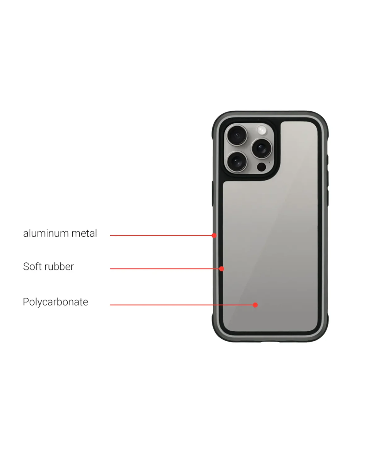 قاب کی دوو مدل Ares اپل Iphone 15 Pro Max