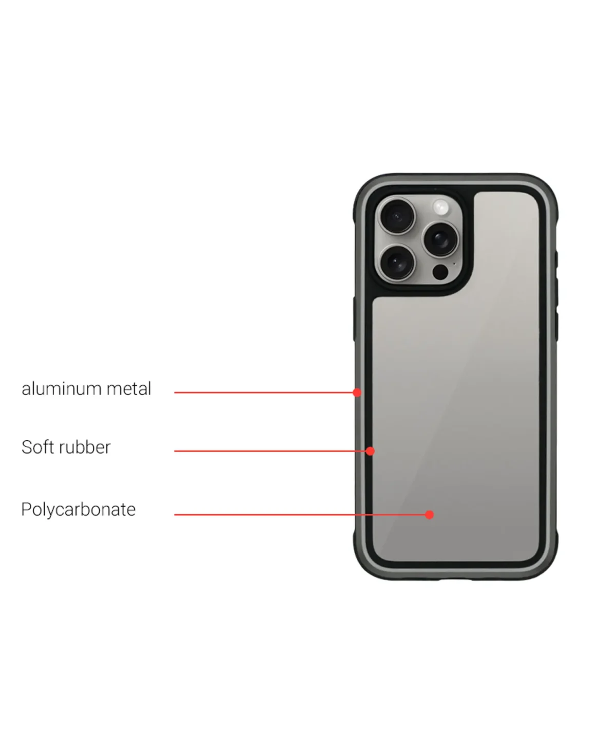 قاب کی دو مدل Ares گوشی موبایل آیفون Iphone 15 Pro
