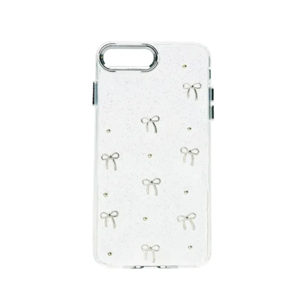 قاب ژله ای شاین دار پاپیونی گوشی موبایل آیفون Iphone 7/8 Plus