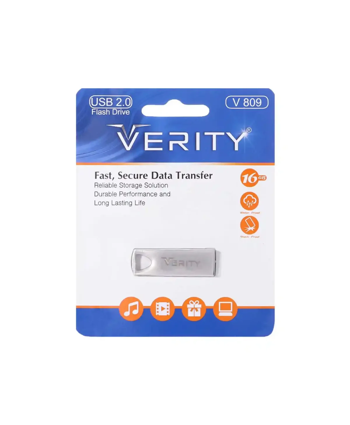 فلش مموری وریتی مدل V809 ظرفیت 16 گیگابایت