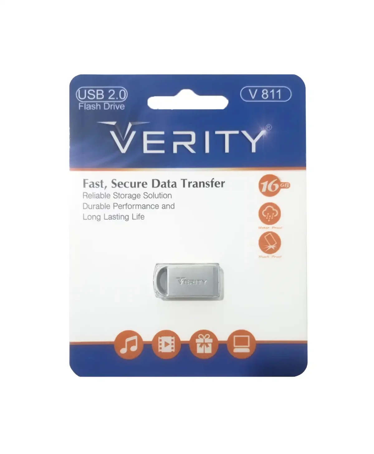 فلش مموری وریتی مدل V811 ظرفیت 16 گیگابایت