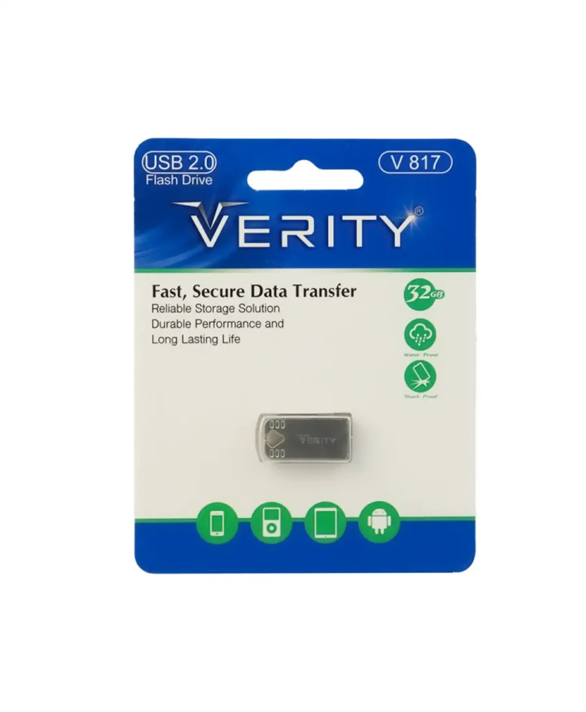 فلش مموری وریتی مدل V817 ظرفیت 32 گیگابایت