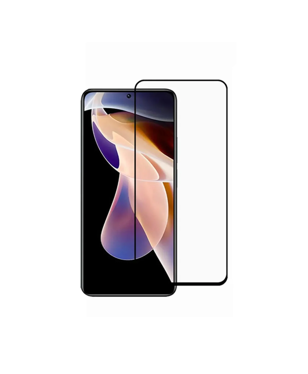 گلس فول Super D مشکی Redmi Note 13