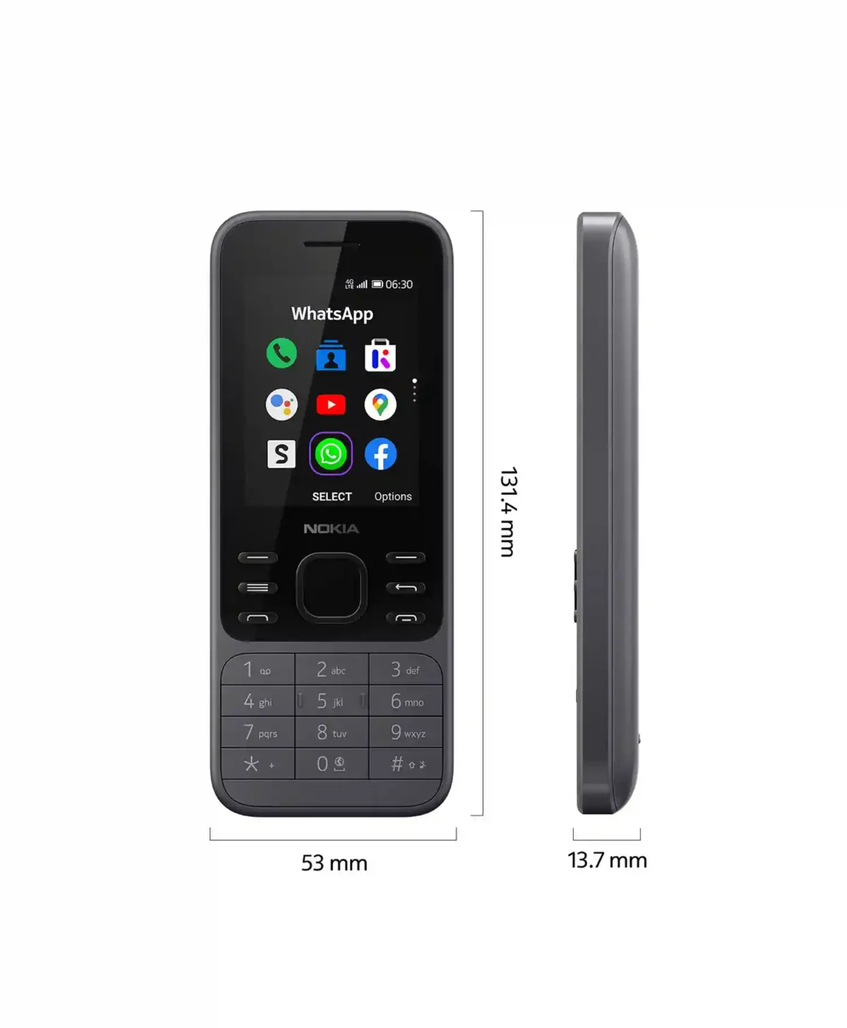 گوشی موبایل نوکیا مدل Nokia 6300 4G