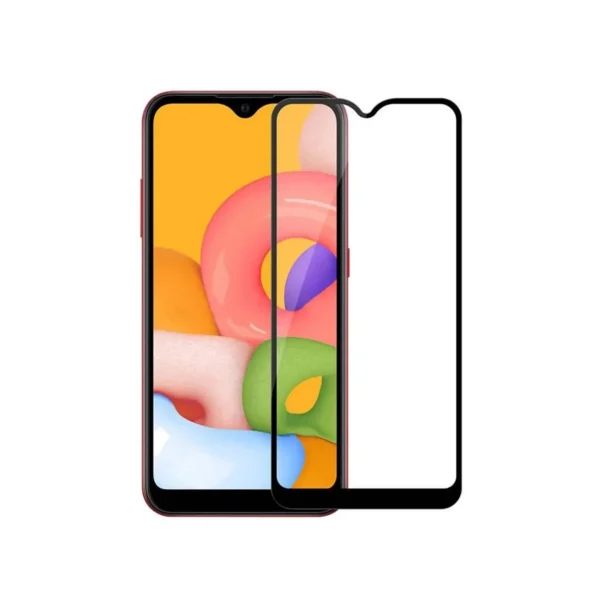 گلس فول Super D مشکی گوشی موبایل سامسونگ Samsung A01