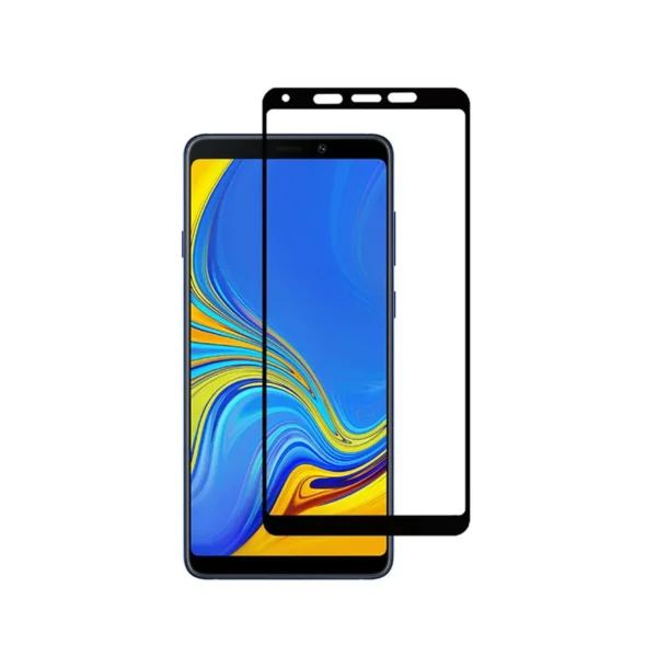 گلس فول Super D مشکی گوشی سامسونگ Samsung A9 2018