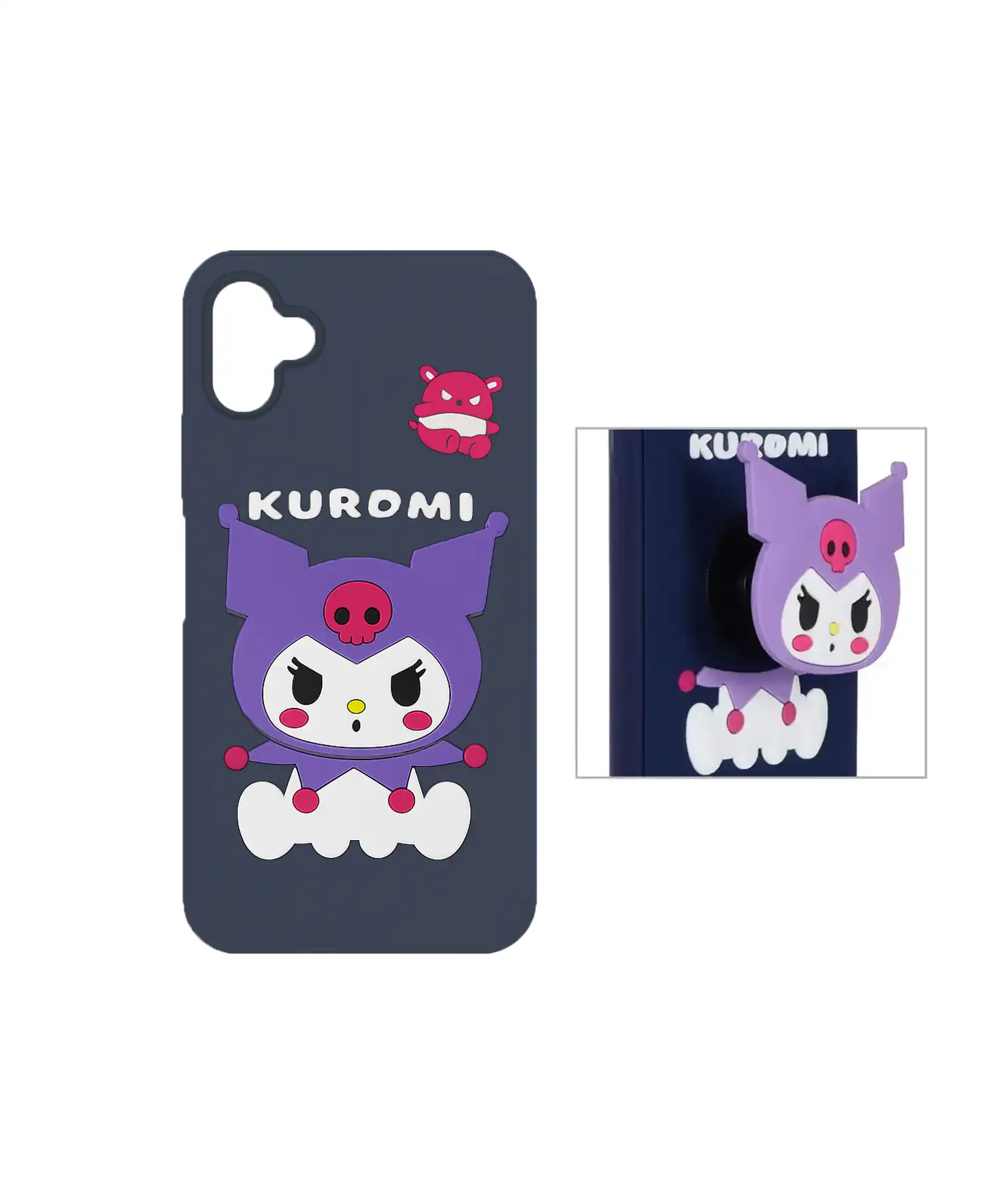 قاب طرح دار ژله ای پاپ سوکت دار گوشی سامسونگ Samsung A04