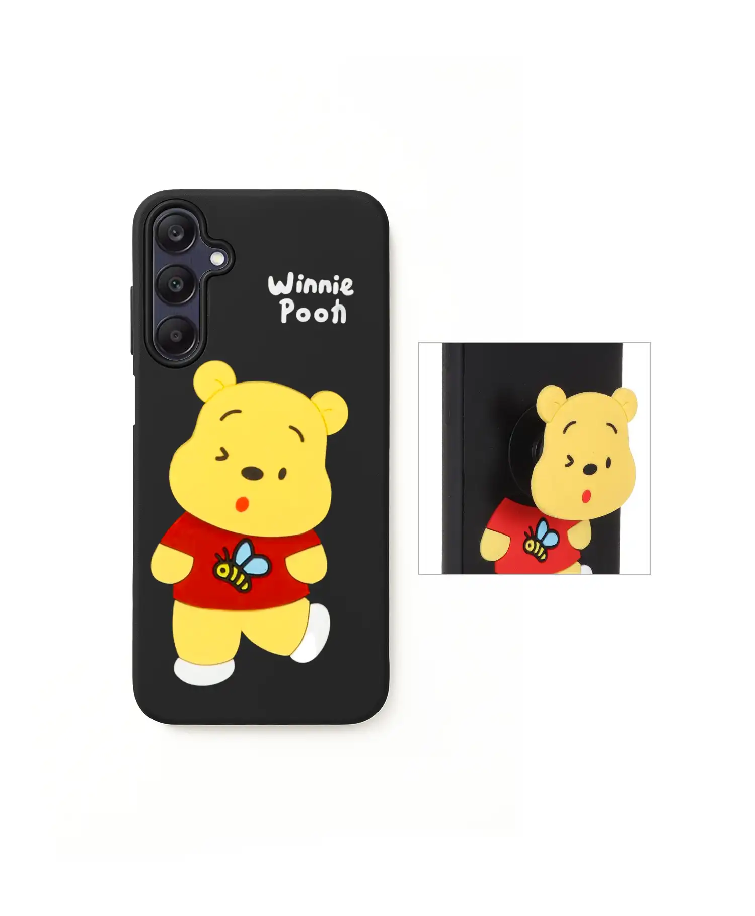 قاب طرح دار ژله ای پاپ سوکت دار گوشی موبایل سامسونگ Samsung A25