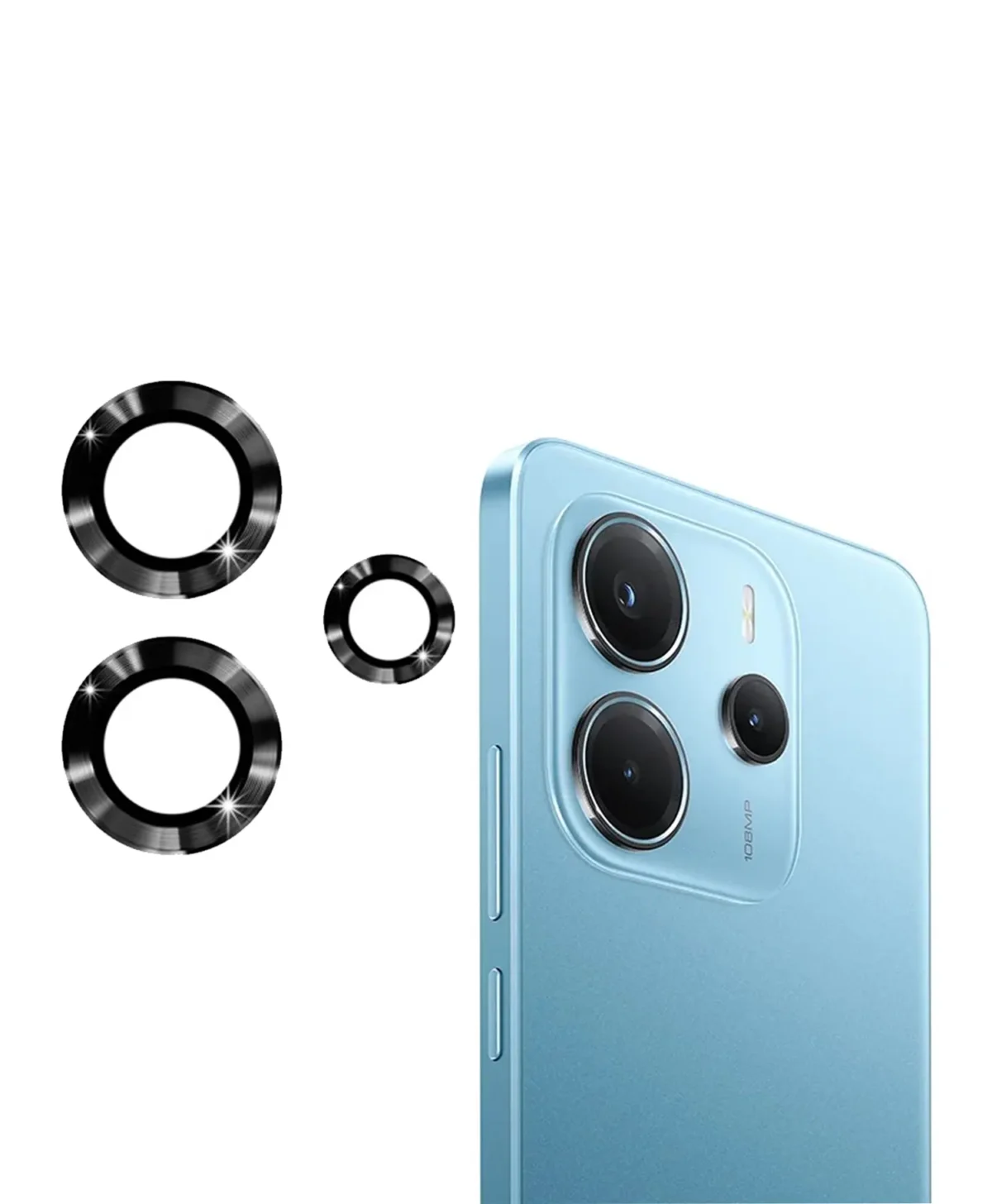 محافظ لنز فلزی گوشی موبایل شیائومی Redmi note 14