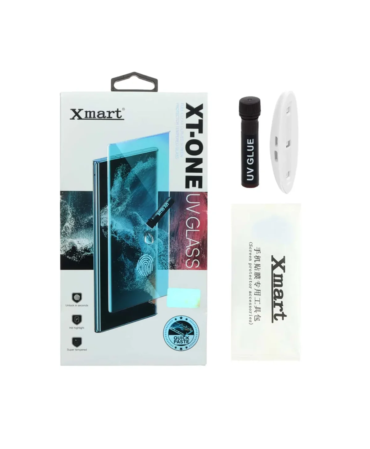 گلس UV Samsung S23 Ultra مدل Xmart