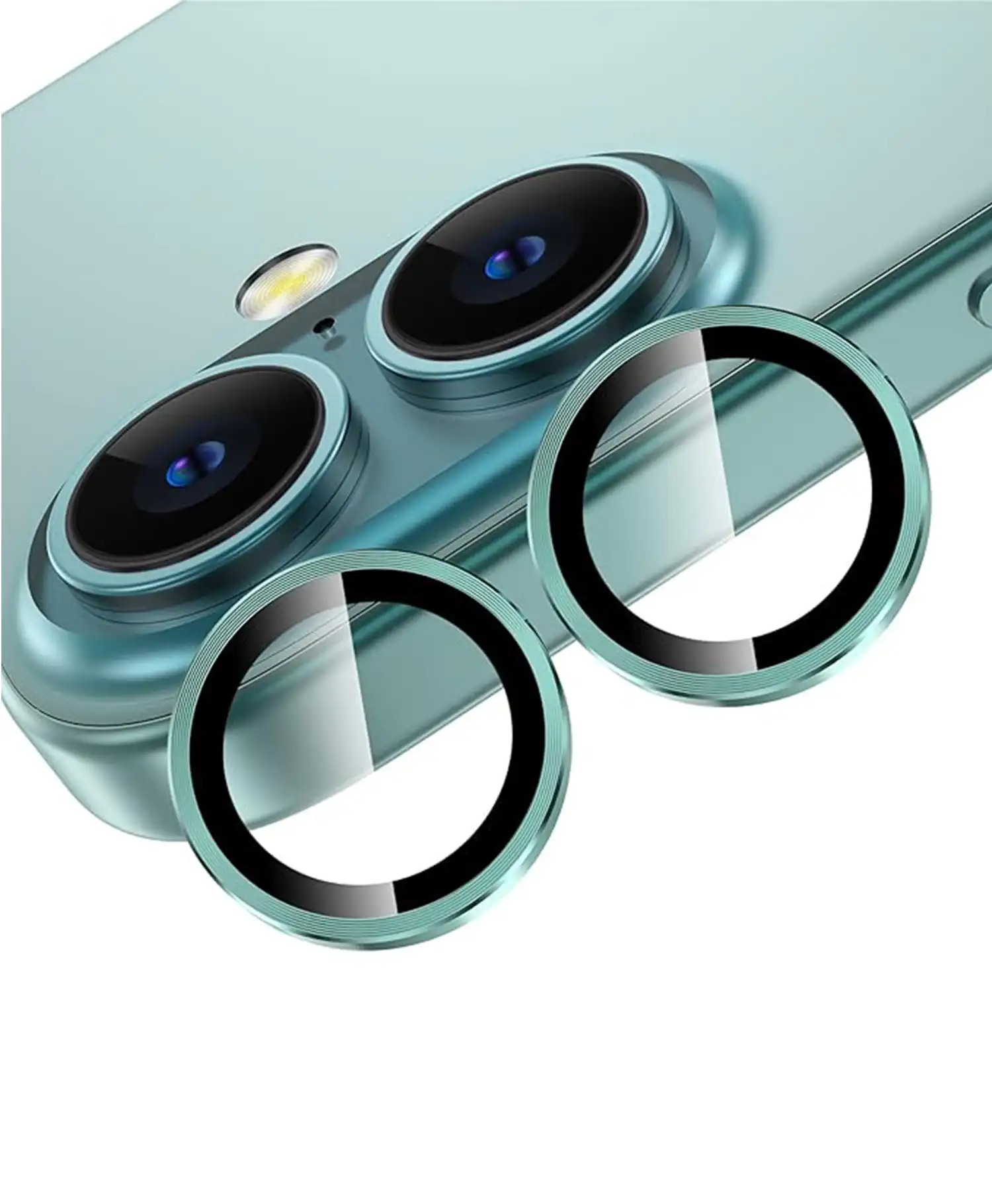 محافظ لنز رینگی شابلونی مدل KUSA دوربین گوشی اپل Iphone 16