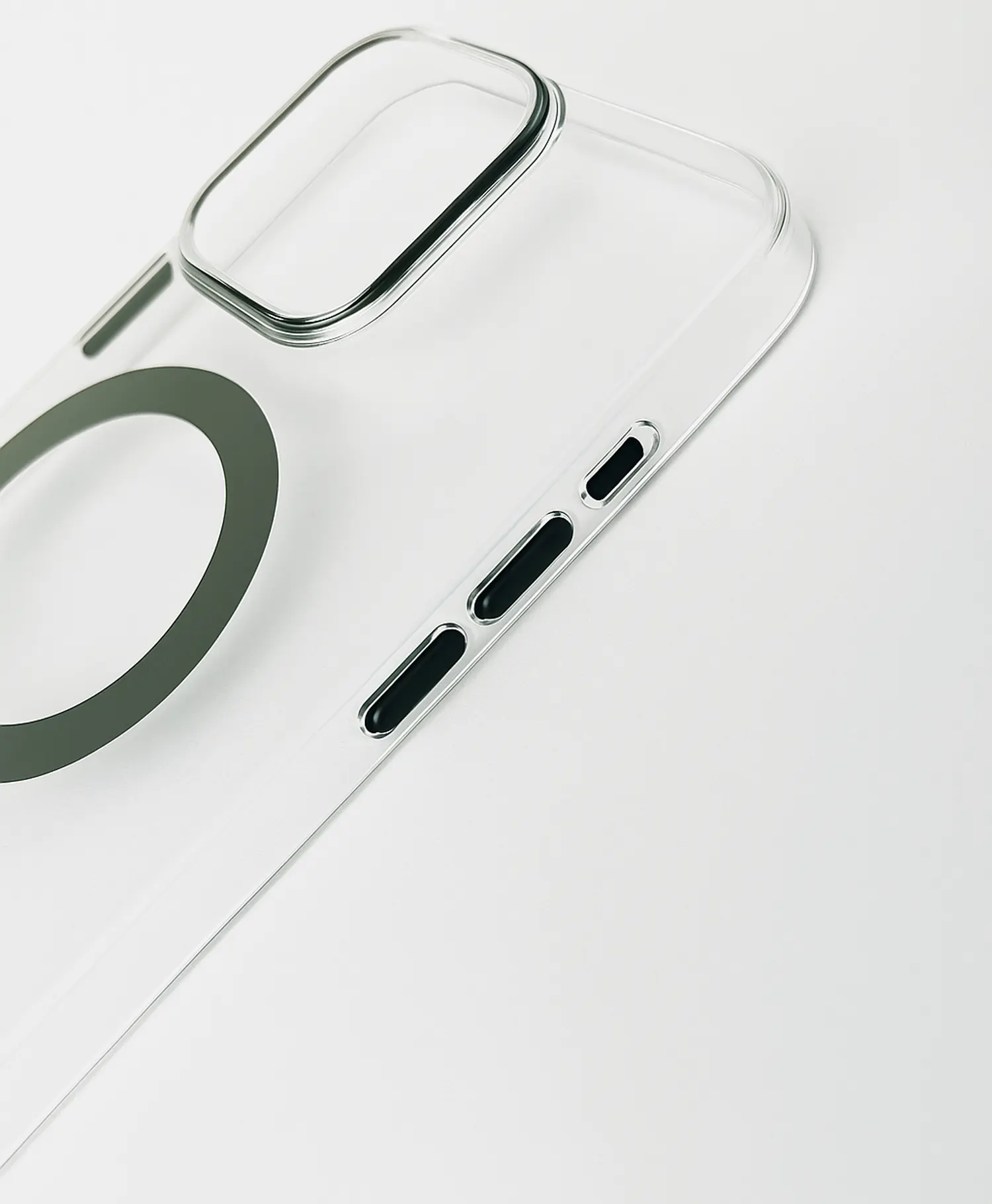 قاب شیشه ای مگسیفدار با بند انگشتی لینکس گوشی آیفون Iphone 16 Pro