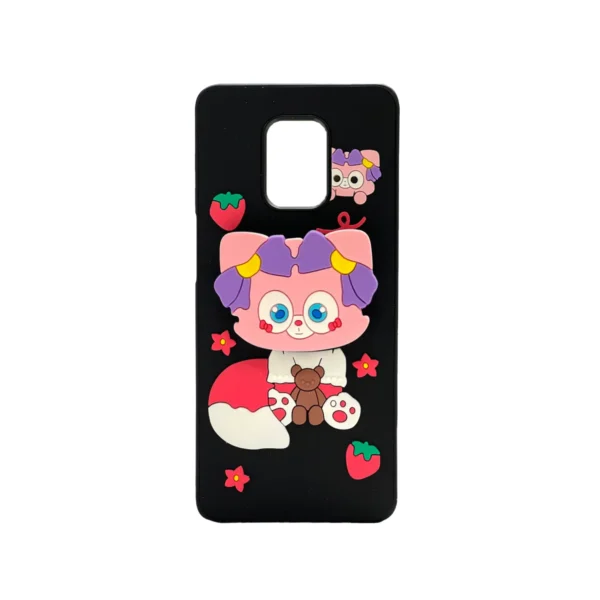 قاب طرح دار ژله ای پاپ سوکت دار گوشی موبایل شیائومی Redmi Note 9 Pro