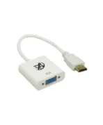 تبدیل HDMI به VGA همراه کابل AUX ایکس فورتک