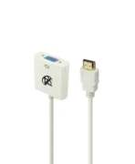 تبدیل HDMI به VGA همراه کابل AUX ایکس فورتک