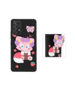 قاب طرح دار ژله ای پاپ سوکت دار گوشی موبایل سامسونگ Samsung A72