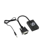 تبدیل VGA به HDMI همراه ورودی AUX ایکس فورتک