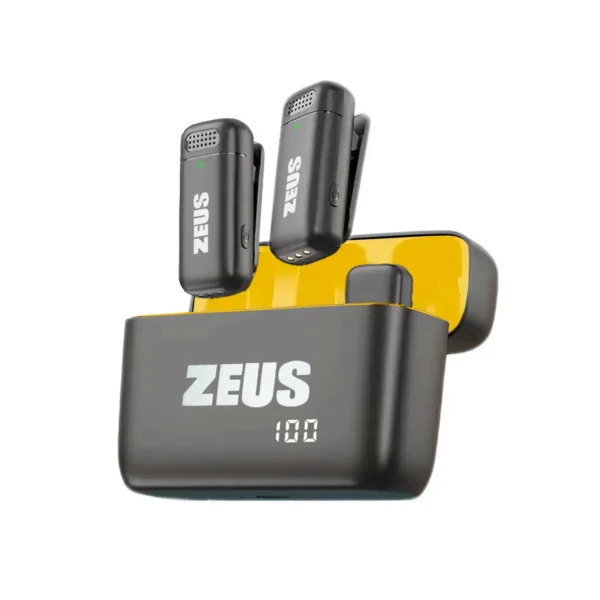 میکروفون بی سیم دو فرستنده Type-C و Lightning زئوس مدل K6