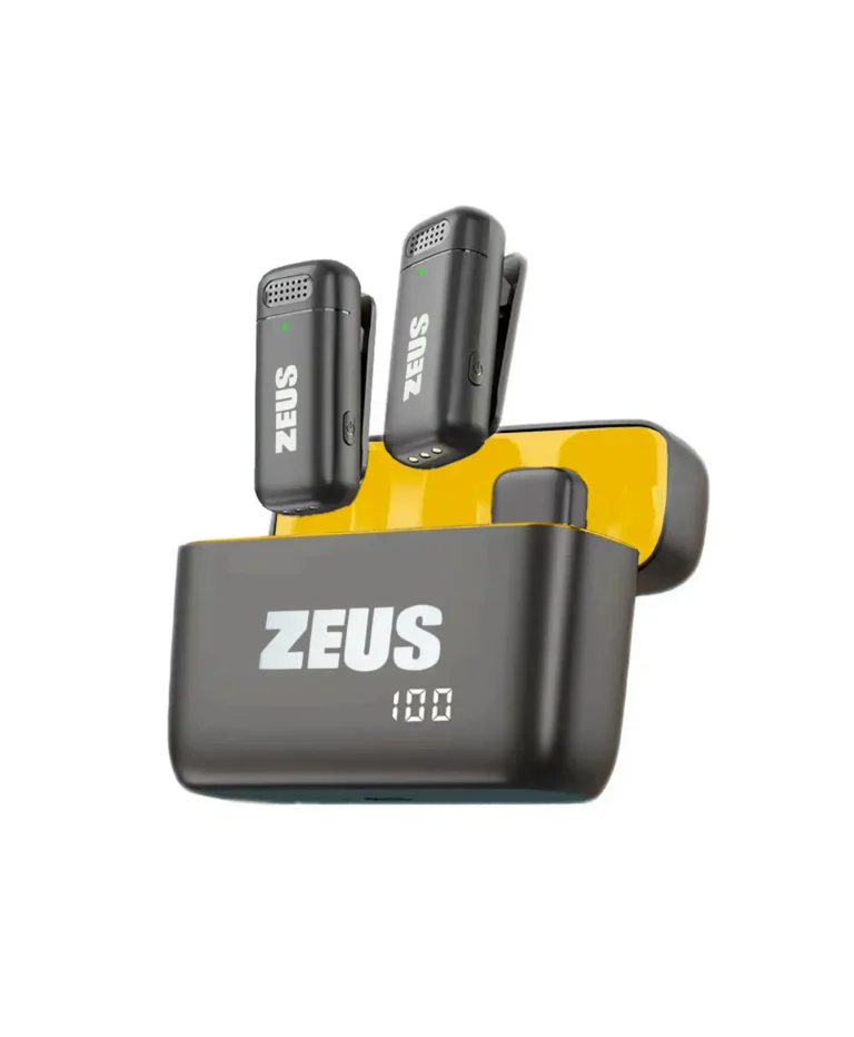 میکروفون بی سیم دو فرستنده Type-C و Lightning زئوس مدل K6