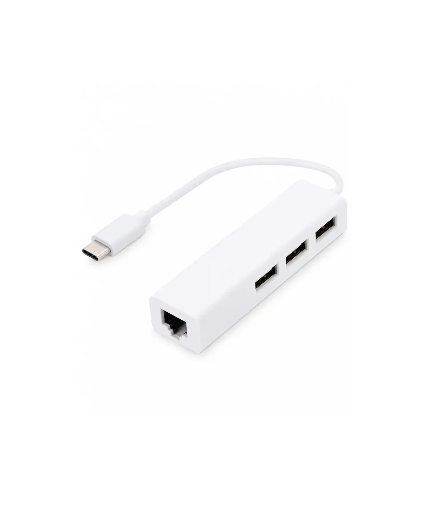 هاب و مبدل 4 پورت Type-C به USB و Lan آیفورتک