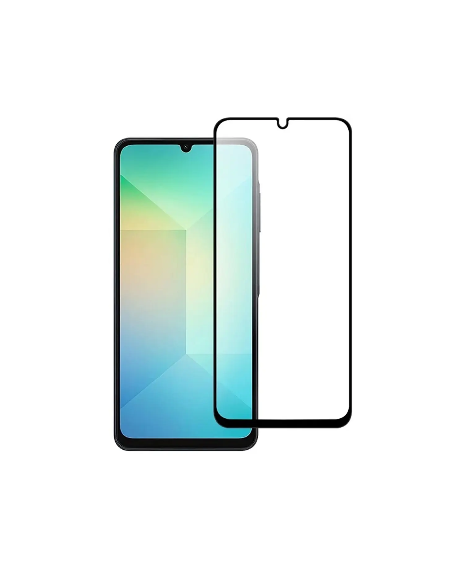 گلس فول Super D مشکی گوشی موبایل سامسونگ Samsung A07