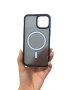 قاب پشت مات مگ سیف دار لنز استند دار مجیک ماسک گوشی آیفون Iphone 13