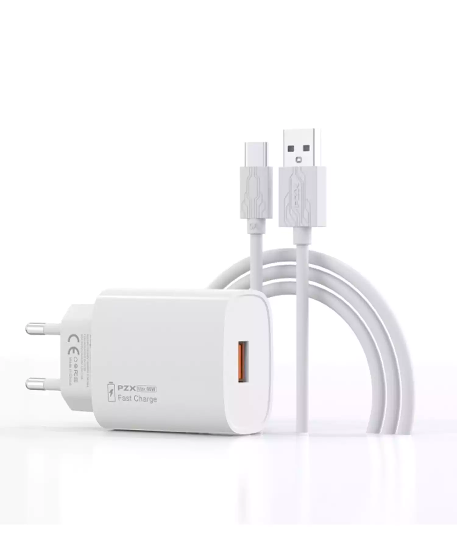 آداپتور شارژ پی زد ایکس 66W مدل P47 همراه کابل