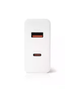 آداپتور شارژ پی زد ایکس دو پورت مدل P57 100W با کابل Type-C