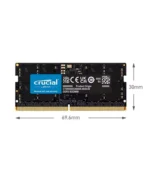 رم لپ تاپ کروشیال مدل CT16 تک کاناله DDR5 5600MHz CL46 ظرفیت 16GB