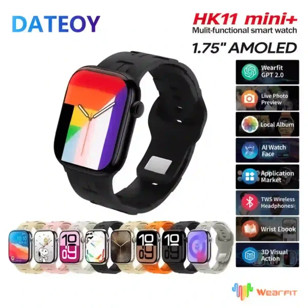 ساعت هوشمند ویرفیت مدل HK11 Mini Plus