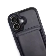 قاب چرمی HDD اورجینال جاکارتی دار گوشی موبایل آیفون Iphone 17