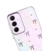 قاب ژله ای شاین دار پاپیونی گوشی موبایل Samsung A55