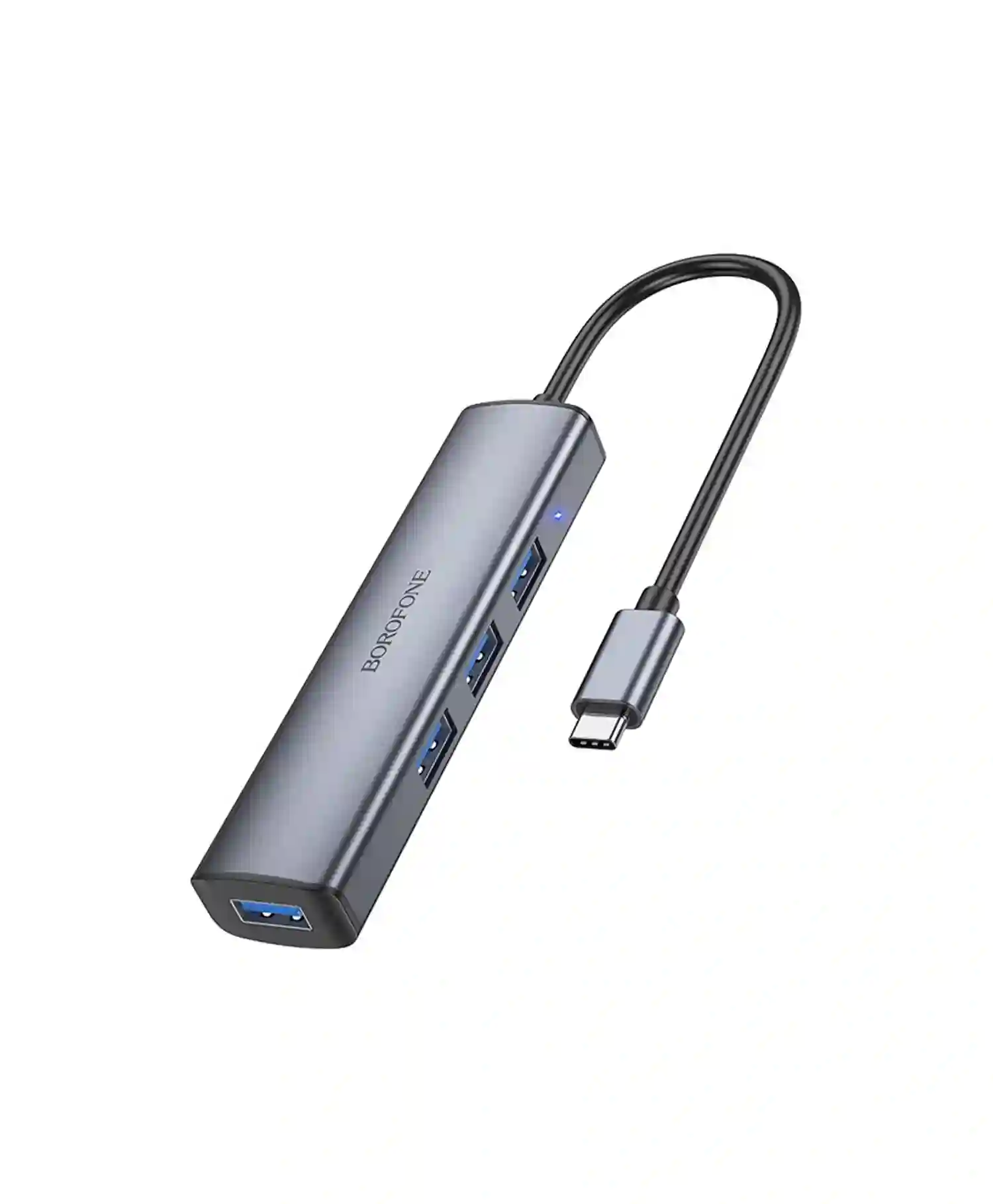 هاب 4 پورت USB 3.0 بروفونType-C مدل DH12