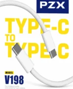 کابل تبدیل Type-C به Type-C پی زد ایکس مدل V198 طول 2 متر