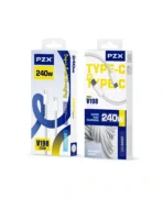 کابل تبدیل Type-C به Type-C پی زد ایکس مدل V198 طول 2 متر
