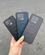 قاب کربنی مگ سیف دار محافظ لنز دار سولادا گوشی موبایل Redmi 10C