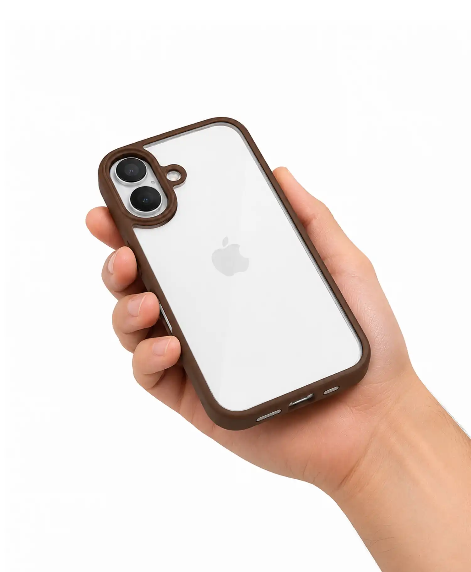 قاب اسپیگن شفاف دور رنگ گوشی موبایل Iphone 16