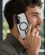 قاب ژله ای پشت شفاف مگ سیف دار اسپیگن Samsung A56
