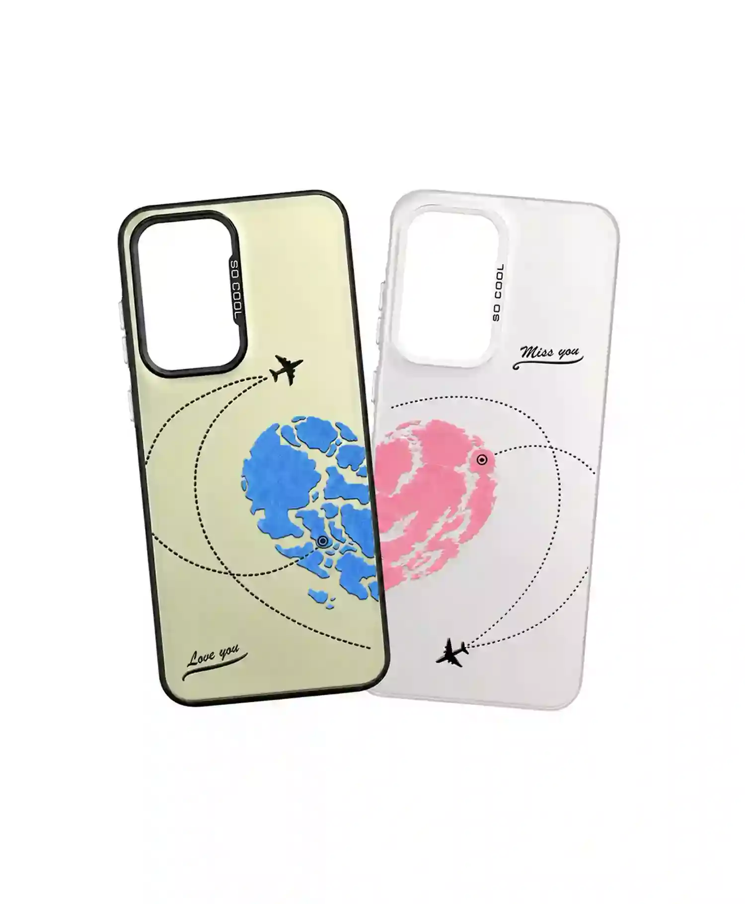 قاب ست کاپلی So Cool طرح سفر عشق گوشی Samsung A36