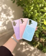 قاب سیلیکونی طرح 17 مگ سیف دار Iphone 16