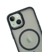 قاب پشت مات مگ سیف دار لنز کربنی مجیک ماسک گوشی موبایل Iphone 15