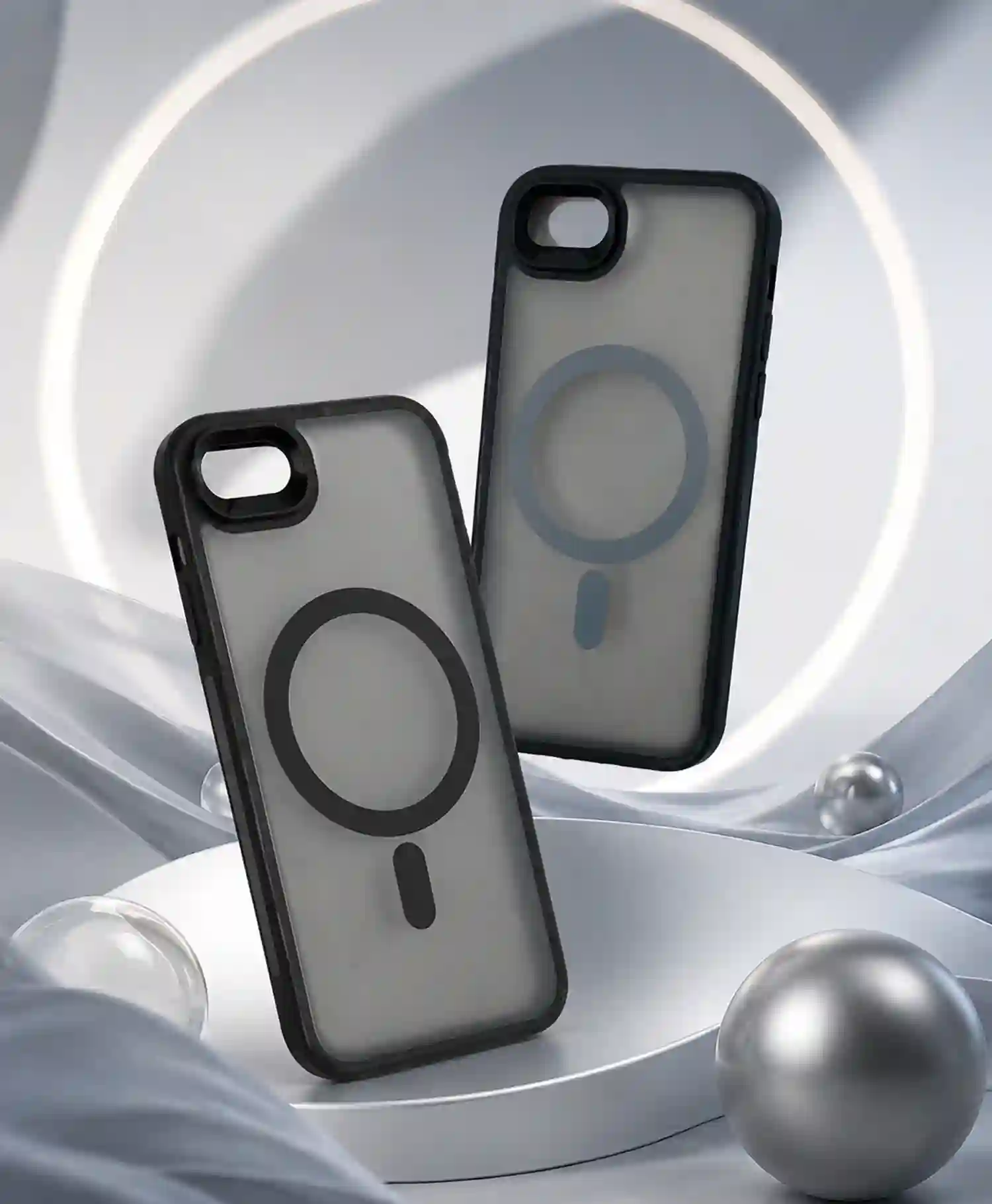 قاب پشت مات مگ سیف دار دور رنگ Iphone 7/8